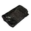 Black & Gray Vintage Velvet Design Scarf Accessory Womens One Size Floral Detail Photo 2