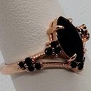 Fragrant Jewels  Rose Gold & Black Ring Photo 2