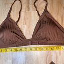 Aerie Large 2 Piece  Ribbed Shine Crossover High Cut Cheeky Bikini Top & Bottom Photo 4