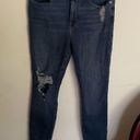 Good American  Good Legs Crop Fray Hem Jean in Blue521- Size 28 (6) Photo 3