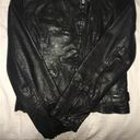 Levi's Leather Jacket Motorcycle Biker Style Sz XS Photo 3