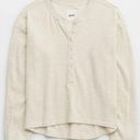 Aerie Lightweight Henley Top Photo 1