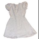 l*space  Sabrina Puff Sleeve Dress Cream Ivory Size XLarge nwt Photo 5