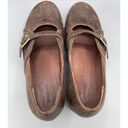 Patagonia  Brown Leather Cattail Clog Mary Jane Shoes Womens 9 Photo 4