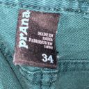 prAna  Dark Teal Blue Green Super Soft Boyfriend Jean Straight Leg 34 Waist Photo 6