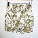 Halara  Tie Dye Green And White High Waisted Lined Shorts NEW Photo 3