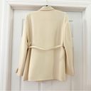 Alexis Alek Belted Blazer Jacket Ivory sz Small $850 Photo 14