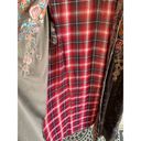 Andree by Unit  Crushed Velvet LS Emboridery Plaid Duster/Dress/Jacket Women M Photo 10