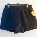 Splendid Sundown by  Shorts Playa Sherpa Shorts in Black Sz XL NWT Cozy Photo 0