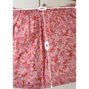 Abound  PaperBag floral mini Skirts size MEDIUM Coral Pink Bohemian Boho Photo 8