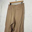 Reformation  Wide Leg Mason Khaki Cargo Pants Relaxed Pleated Front 10 Photo 7