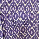 Chico's Chico’s purple geometric print button down shirt Photo 7