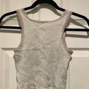 Brandy Melville White Lace Up Tank Top Photo 1