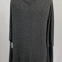 Caslon New  Cozy Knit Long Sleeve Wrap Dress Side Tie Midi Charcoal Grey Photo 12