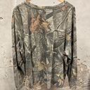 Winchester Vintage Long Sleeve Camo Camouflage Pocket Tee Southern Hunting XXL Green Photo 4