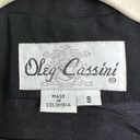 Oleg Cassini  double breasted blazer black 8 Photo 6