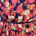 Jessica Simpson Satin & Lace Watercolor Floral Fit & Flare Cocktail Dress Photo 3