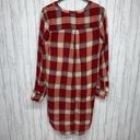 Anthropologie Womens Size XS Akem + Kin  Plaid Tunic EUC Photo 3