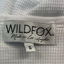 Wildfox  Waffle sweat Thermal Top Pure White Size Small Photo 3