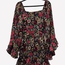 Dolls Kill Hippie Boho Floral Print Mini Dress Size XS NWT Photo 1