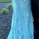 Prom Dress Blue Size 2 Photo 3