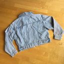 Wild Fable  Cropped, Slightly Distressed, Jean Jacket, Light Blue, Size XS, NWT Photo 15