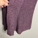 Coldwater Creek  Linen Rayon Open Short Sleeve Knit Cardigan Purple S Photo 6