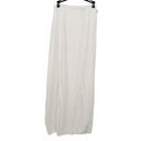 BB Dakota  Front Slits Maxi Skirt Womens size 6 Optic White Maxi Long Slip Photo 3