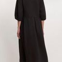 Everlane  The TENCEL Puff-Sleeve Dress in Black XL NWT Photo 6