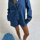 PARKE  long sleeve denim romper Photo 0