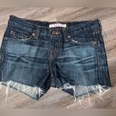 J Brand  Rio Cut Off Dark Wash Denim Shorts Size 24 Photo 2