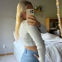 Brandy Melville Gray Button Sweater Photo 1