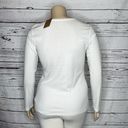 Krass&co G.H. Bass & . NWT Size XL White Long Sleeve V-Neck Core Knit Top Shirt Photo 2