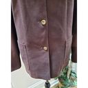 Nordstrom  Women's Brown Viscose Single Breasted Long Sleeve Blazer Coat Size XL Photo 3