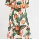 Show Me Your Mumu  Hacienda Maxi Dress Off Shoulder Paradise Tropical Floral XS Photo 0