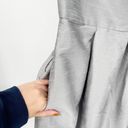 Alfred Sung  Dupioni Dress Size 4 Gray Fit & Flare Scoop Back Pleated Skirt Photo 4