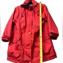 Cabin creek  oversized Women's Red and Blue Jacket EUC Photo 5