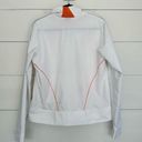 Nike  Women’s White Orange Large Y2K Zip Up Jacket Photo 5