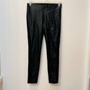 Ralph Lauren Lauren  PANELED FAUX-LEATHER LEGGINGS in BLACK sz 2. Photo 5