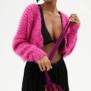 Urban Outfitters UO Elise Cropped Fuzzy Cardigan NWT Photo 0