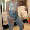 Aeropostale Flower Cropped Tank Top Photo 4