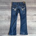 Maurice's  Bootcut Blue Jeans Womens 5/6 Short (31X30) Low Rise Button Flap Pocket Photo 4