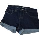 Urban Outfitters BDG  Mid Rise Alexa Shortie Denim Dark Wash Jean Shorts size 26 Photo 1