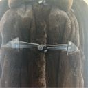Onyx Galanos Black  Sheared Mink Fur Coat Photo 6