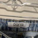 PARKE Center Slit Midi Maxi Jean Skirt Size XXS Photo 2