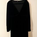 SheIn Black Velvet Dress Photo 0