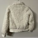 BCBGMAXAZRIA  faux fur faux leather fuzzy bomber jacket size XS Photo 8