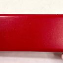 Carolina Herrera  Glasses Case Red Leather Hard Shell w/Black Velvet Lining Photo 7