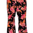 No Bo  Corduroy Floral Pants Size XL No Boundaries High Rise Flare Leg Cropped Photo 3