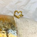 Boutique Stainless Steel 18K Gold Plated Love Heart Ring Photo 1